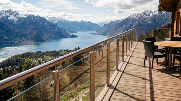 Garde-corps terrasse inox